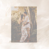 Aimeeスクリプ素朴トのモダン結婚式の日付の保存 箔招待状