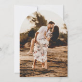 Aimeeスクリプ素朴トモダン結婚の 招待状 (裏面)