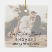 Aimeeスクリプ素朴トモダン セラミックオーナメント (裏面)