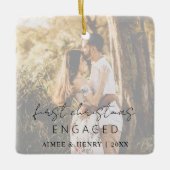 Aimeeスクリプ素朴トモダン セラミックオーナメント (正面)