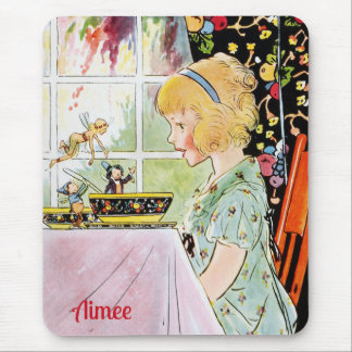AIMEE ~ ヴィンテージ アート ~ ジョニー・グルーエ ~ 妖精 マウスパッド
