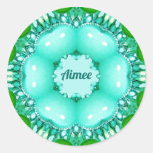 AIMEE ~ Bright Abstract Fractal Pattern ~ Classic 