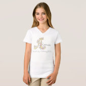 Aimee girls name意味A monogramハート Tシャツ (正面フル)