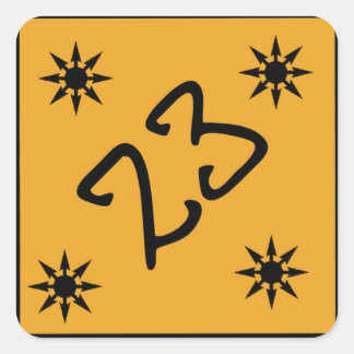 AIN23ロゴシール スクエアシール