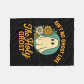 Ain’t No Ghost Like The Holy Ghosts Christian Cute フリースブランケット (正面(横))