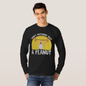 Ain t Nothing But A Peanut Gym Weightlifting Power Tシャツ (正面フル)