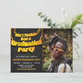 Ain'Nothinではなく、写真を持つ卒業パーティー 招待状 (スタンド正面)