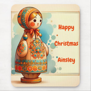 AINSLEY ~ハッピー・クリスマス~かわいい!~マウスパッド マウスパッド