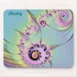 ~ AINSLEY ~ Personalised 3D Pastel Design ~ Mouse  マウスパッド