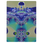 AINSLEY ~ WOW! STRANGE! Aqua Yellow Blue and Green クリップボード (裏面)