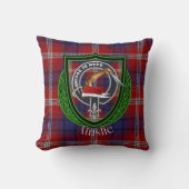 Ainslie Scottish Clan Tartan & Crest クッション (正面)