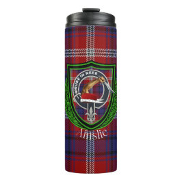 Ainslie Scottish Clan Tartan & Crest タンブラー