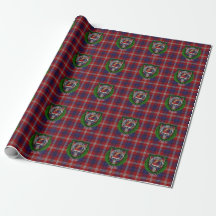 Ainslie Scottish Clan Tartan & Crest
