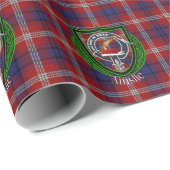 Ainslie Scottish Clan Tartan & Crest ラッピングペーパー (ロールコーナー)