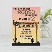 Ain't My First Rodeo, 2nd Western Birthday 招待状 (スタンド正面)