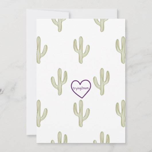 Ain't My First Rodeo, 2nd Western Birthday 招待状 (裏面)