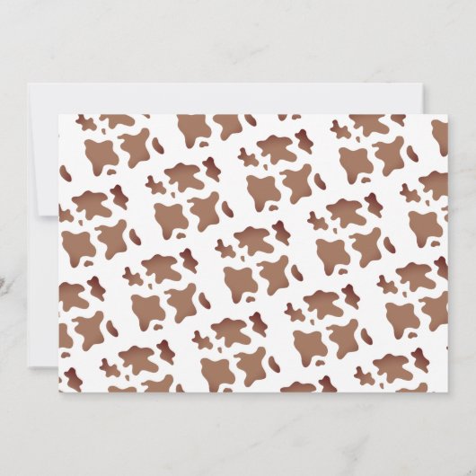 Ain't My First Rodeo Cowboy photo 2nd Birthday 招待状 (裏面)