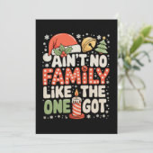 Ain't No Family Like The One I Got Christmas Xmas シーズンカード (スタンド正面)