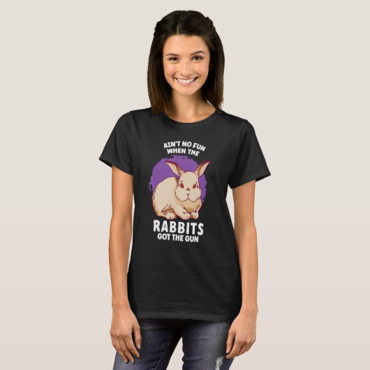 Ain't No Fun When The Rabbits Got The Gun Jumpy Ra Tシャツ (正面フル)