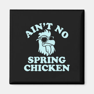 Ain't No Spring Chicken Funny Design  マグネット