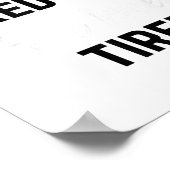 Ain't No Tired Like Fair Week Tired Funny Quote Sh ポスター (角)