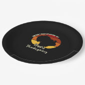 Ain't Seen Stuffing Yet - Happy Thanksgiving Boxy ペーパープレート (アングル)