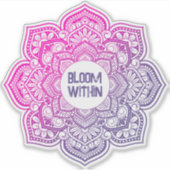 Aion Mandala Personalized Custom-Cut Vinyl Sticker シール (正面)
