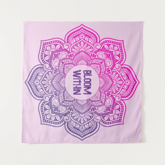 Aion Mandala Personalized Tapestry タペストリー (正面(横))