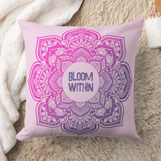 Aion Mandala Personalized Throw Pillow クッション (ブランケット)