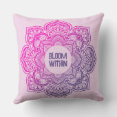 Aion Mandala Personalized Throw Pillow クッション (裏面)