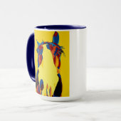 AIPの馬のマグ-細道 マグカップ (正面左)