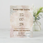 Air モダン Balloon Wedding Save the Date Card 招待状 (スタンド正面)