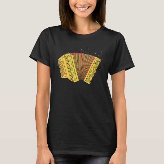 Air AccordionミュージシャンOrchestraクラシック Music Ac Tシャツ (正面)