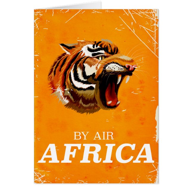 Air Africa旅行ポスター (正面)