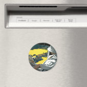 Air Afrique: Visitez L'Afrique en Avion マグネット (インサイチュ (食洗機))