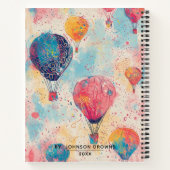 air balloons Notebook ノートブック (裏面)