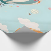Air Baloon Design Wrapping Paper ラッピングペーパー (角)