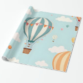 Air Baloon Design Wrapping Paper ラッピングペーパー (アンロールド)