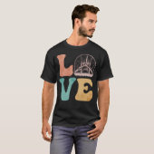 Air Boat Airboat Airboating Love Tシャツ (正面フル)