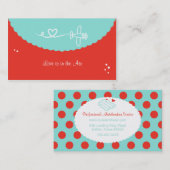 Air Business Cardの中に愛がある 名刺 (正面/裏面)