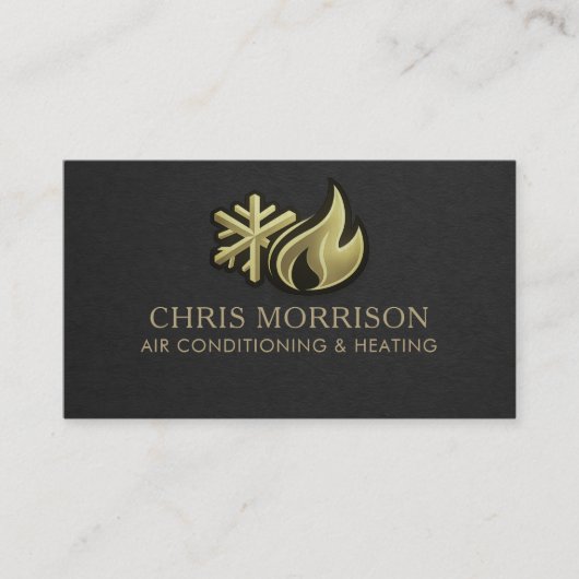 Air Conditioning and Heating Professional 名刺 (正面)