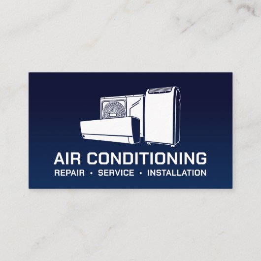 Air Conditioning – Repair • Service • Installation 名刺 (正面)