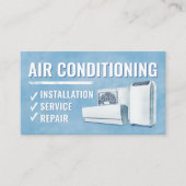 Air Conditioning – Repair, Service, Installation 名刺 (正面)