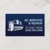 Air Conditioning – Repair • Service • Installation 名刺 (正面)