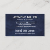 Air Conditioning – Repair • Service • Installation 名刺 (裏面)