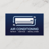 Air Conditioning – Repair • Service • Installation 名刺 (正面)