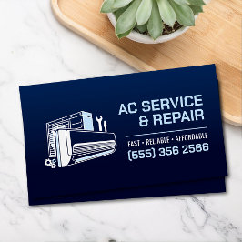 Air Conditioning – Repair • Service • Installation 名刺