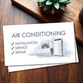Air Conditioning – Repair, Service, Installation 名刺
