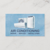 Air Conditioning – Repair • Service • Installation 名刺 (正面)