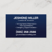 Air Conditioning – Repair • Service • Installation 名刺 (裏面)